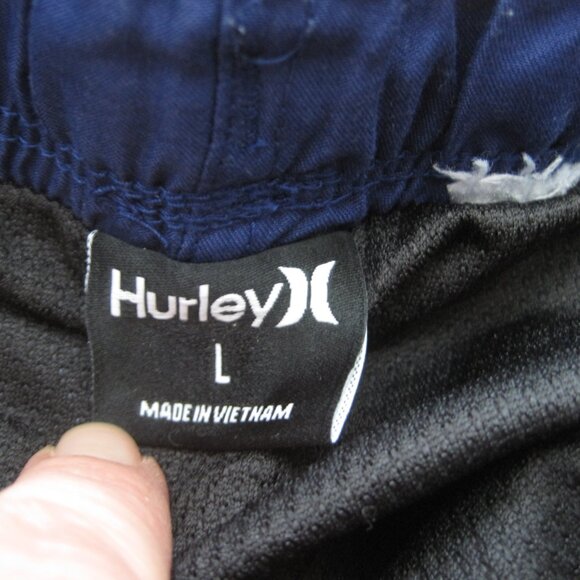 (2) Hurley Boys Swimsuit Shorts Size L (12-13yr) Blue Royal Swim Trunks Navy - Picture 5 of 10